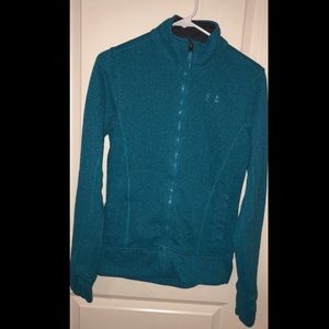 Blue Under Armour zip up jacket